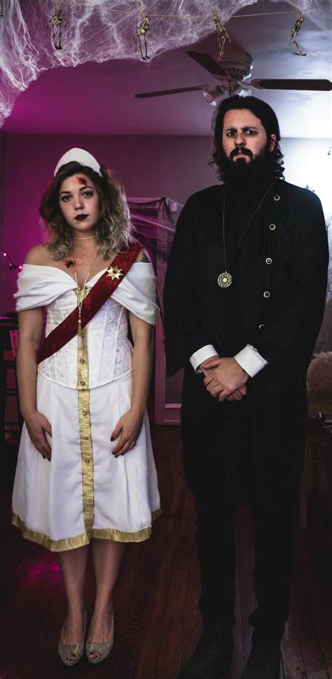 My wife and me as Dead Anastasia and Rasputin : r/pics