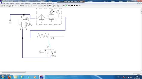 Simulasi Festo Fluidsim Single Double Acting TEKNIK MEKATRONIKA