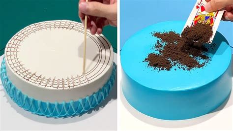 Quick And Simple Cake Decorating Tutorial Like A Pro Most Satisfying