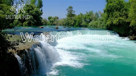 Waterfall Sounds - 1 Hour 4K - YouTube