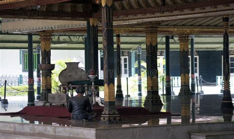 Kraton Palace Of The Sultans Yogyakarta Java Island Indonesia Stock