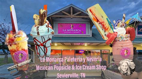 La Monarca Paleteria Y Neveria Mexican Popsicle Ice Cream Shop NEW