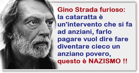 Gino Strada E La Cataratta Butac Bufale Un Tanto Al Chilo