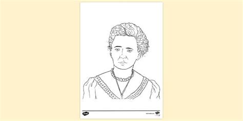 FREE Marie Curie Colouring Sheet Colouring Twinkl Resources