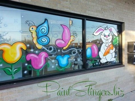 Easter Window Painting Ideas For Kids Coloring Earth