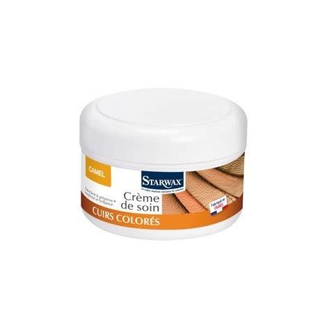 STARWAX Crème nourrissante pour le cuir camel 150mL 3365000007013