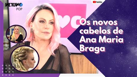 Os Novos Cabelos De Ana Maria Braga Rosa Dreads Rabo De Cavalo E