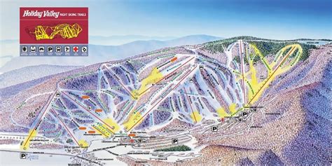 Holiday Valley Trail Map Liftopia