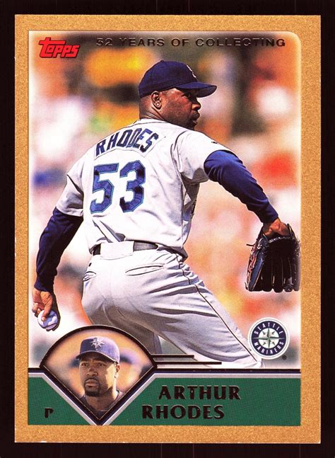 2003 Topps Gold 520 Arthur Rhodes 2003 For Sale Online EBay