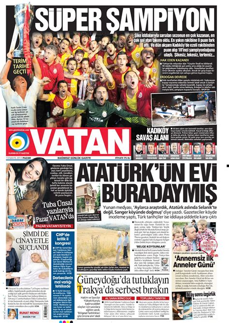 Vatan Gazetesi Uluda S Zl K