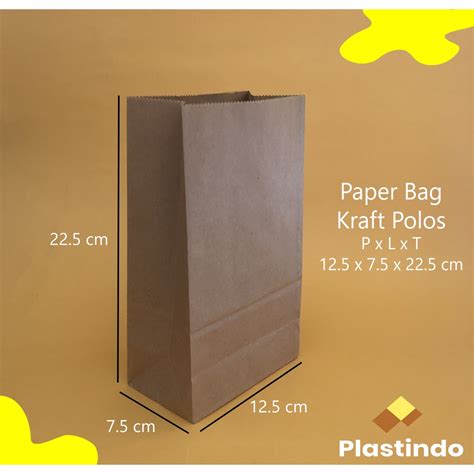 Jual Paper Bag Roti Murah X X Cm Kantong Kertas Grocery