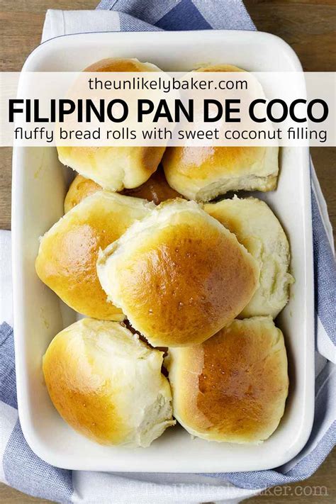 Filipino Pan De Coco Recipe The Unlikely Baker