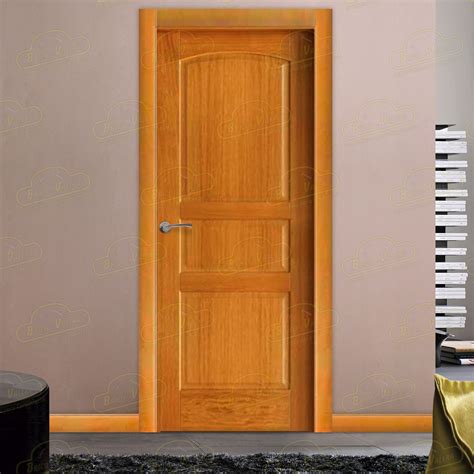 Puerta Block De Interior Rústica De Madera Serie Pm 1046 Miel Brico