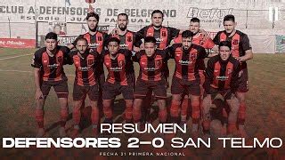 Resumen Defensores 2 0 San Telmo Fecha 21 Primera Nacional 2023 By