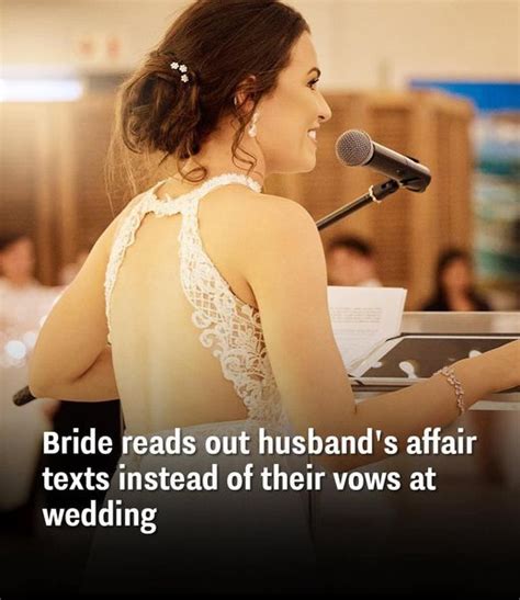 Bride Reads Out Fianc S Shocking Affair Texts Instead Of Their Vows At