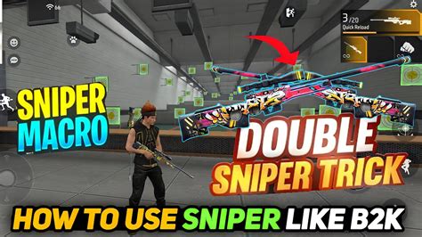 How To Use Double Sniper Like B K Awm Tips And Trick To Kill Running