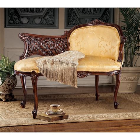 Design Toscano Madame Fabric Chaise Lounge