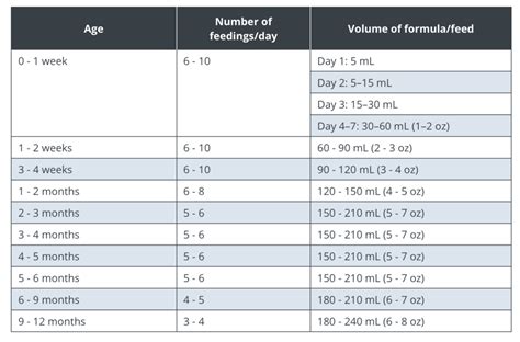 How Much Formula Should My Baby Have A Guide By Age