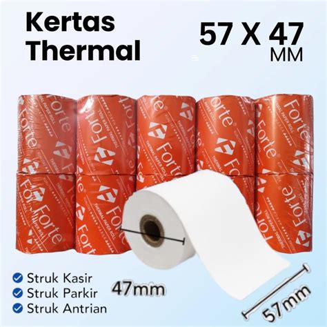 Jual Pack Kertas Thermal 57 47 Forte Dan Otani Kertas Roll Kasir