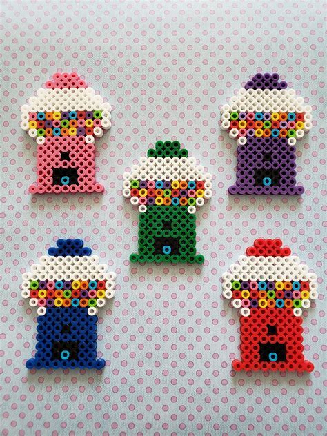 Bubble Gum Machine Perler Bead Decoration Perler Bead Art Hama