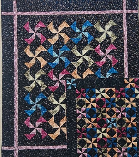 Pattern Spinning Wheels Quilt Pattern Physical Pattern Etsy