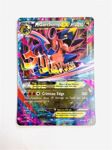 Pokemon Mega Garchomp Card