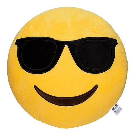 32cm Emoji Smiley Emoticon Yellow Round Cushion Pillow Stuffed Plush Soft Toy Toys