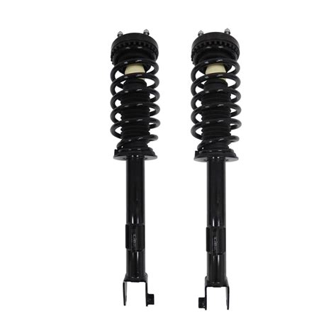 Pair Front Left Right Quick Complete Strut Coil Spring For 2009 2010