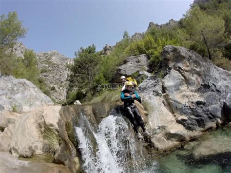 Barranco Río Verde en Otívar traslado desde Nerja desde 50 Yumping