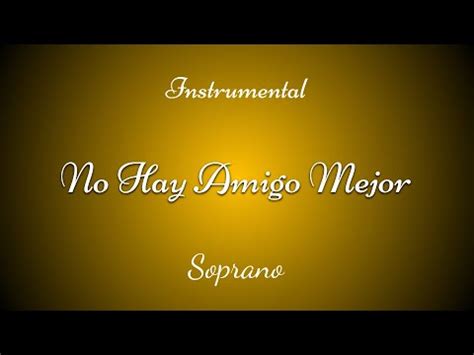 SOPRANO No Hay Amigo Mejor Lldm YouTube