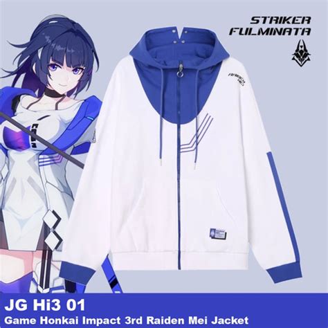 Jual Jaket Game Honkai Impact 3rd Raiden Mei Cosplay Custom Jg Hi3 01