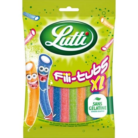 Bonbons Fili Tubs Xl Piquants Aux Fruits Lutti Le Sachet De G