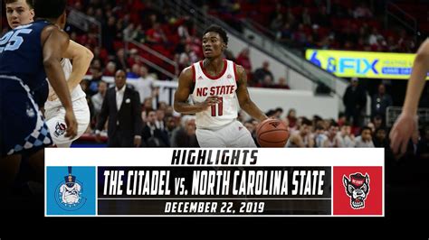 The Citadel Vs North Carolina State Basketball Highlights