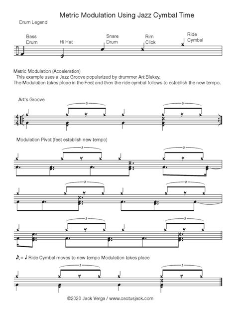 Jazz Modulation Examples Pdf Pdf Musical Notation Musical