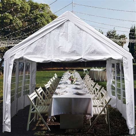 Yitahome Outdoor Canopy Tent 20x40 Ft Heavy Duty Metal Frame Party