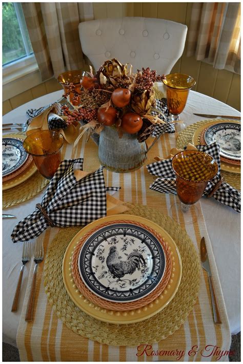 A French Country Fall Tablescape