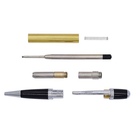 Sierra Twist Pen Kit Chrome Black