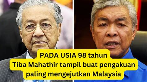 Tak Sangka Pada Usia Tahun Tun Mahathir Tiba Tampil Buat Pengakuan