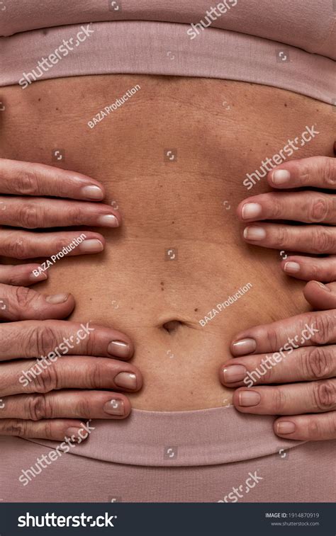 Palms Two People Hugging Naked Stomach Stock Photo Shutterstock