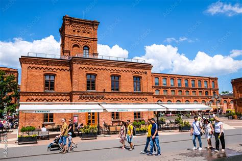 LODZ POLAND June 27 2021 Inner Square Of Manufaktura An Arts