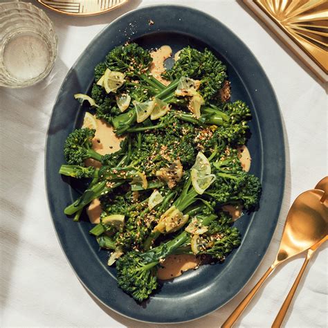 Broccolini With Sesame Sauce And Lemon Recipe Bon Appétit