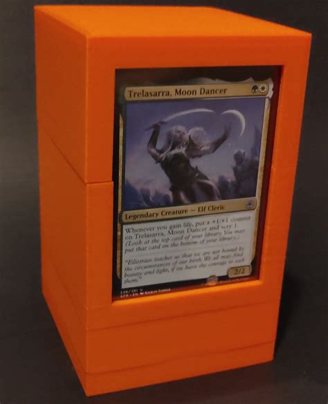 Stl File Full Face Edh Commander Deck Box With Dice Compartment D