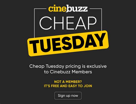 Cinebuzz Cheap Tuesday - Event Cinemas