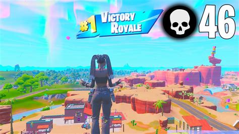 46 Elimination Solo Vs Squads Win Full Gameplay Season 3 Fortnite