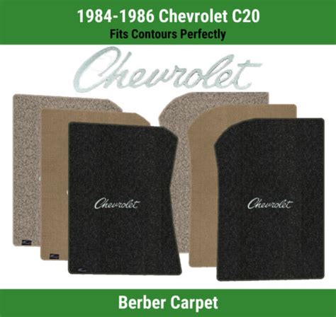 Lloyd Berber Front Carpet Mats For Chevy C W Black Chevy