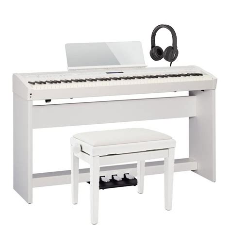 Roland Fp Pianoforte Digitale Bundle Deluxe Bianco Gear Music