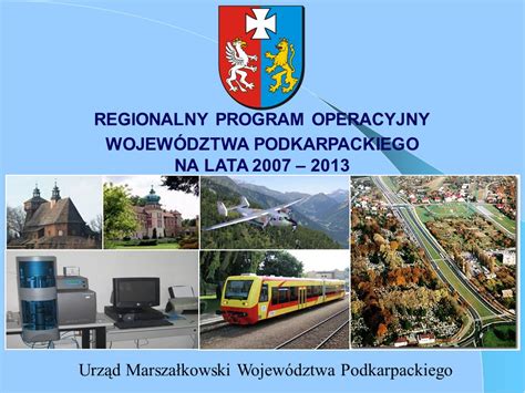 REGIONALNY PROGRAM OPERACYJNY Urząd Marszałkowski Województwa