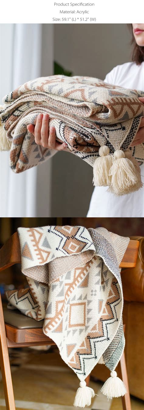 Boho Blanket With Tassels ApolloBox