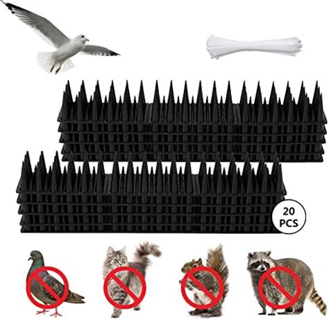 Loofu Plastic Bird Spikes Wall Fence Spikes Pcs Deterrent To Stop