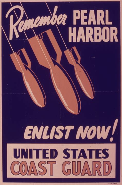 Coast Guard Wwii Posters Remember Pearl Harbor